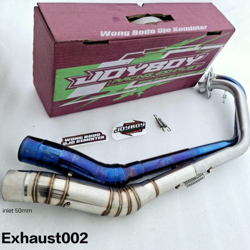 leheran knalpot racing Vixion old Satria Fu MX 135 old bahan stenlis tebal
