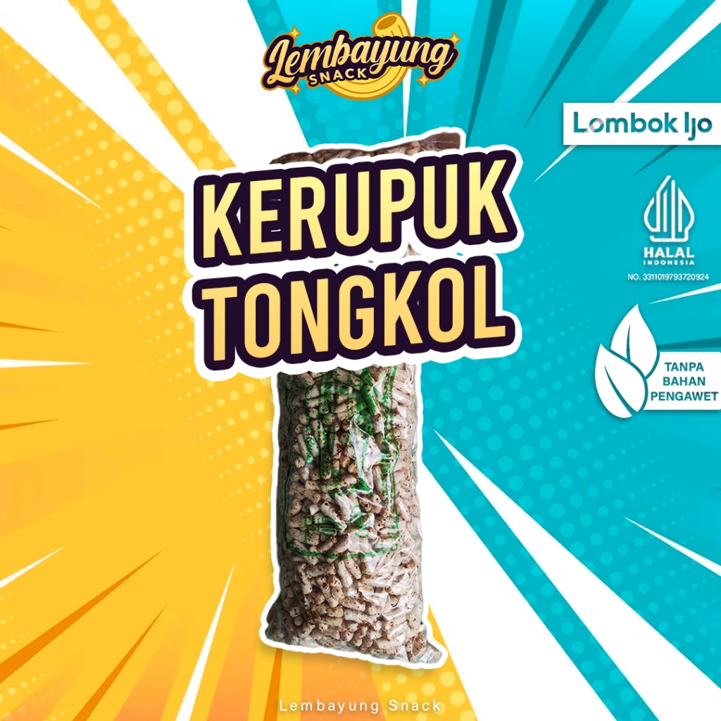 

KERUPUK TONGKOL 1KG (1 BALL) , STIK IKAN TONGKOL food cemilan chips snack AYUN SNACK - RASA PEDAS