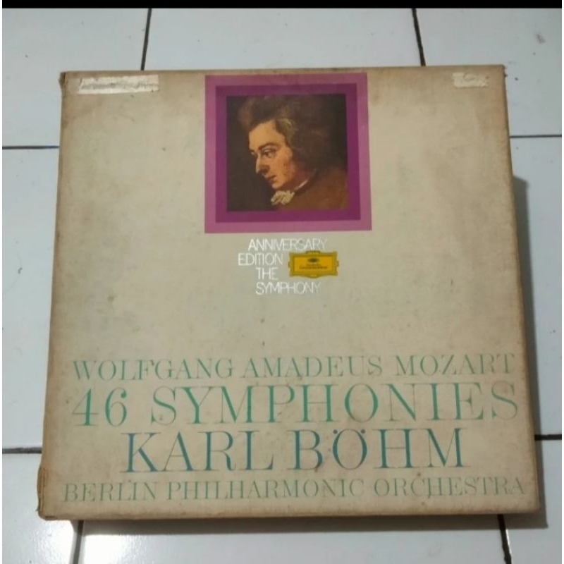 vinyl piringan hitam wolfgang amadeus mozart isi 15 plat (A)