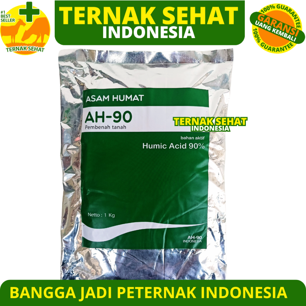 ASAM HUMAT AH-90 1 KG - Sodium Humat 90% - Asam Humate Untuk Pembenah Tanah