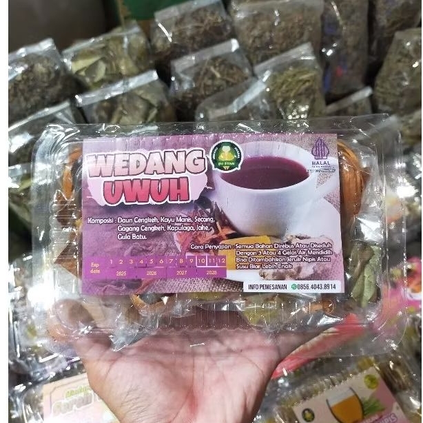 

Wedang uwuh - original Jogja - minuman penghangat tubuh - isi 10 - ekstra gula batu - membantu menjaga kesehatan - meningkatkan imunitas - oleh-oleh Jogja