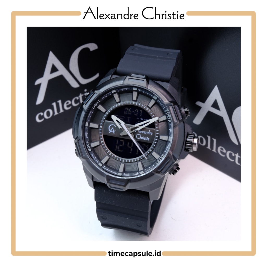 Jam Tangan Pria ALEXANDRE CHRISTIE Original AC DiGi AC 9375 MH Men's Watch