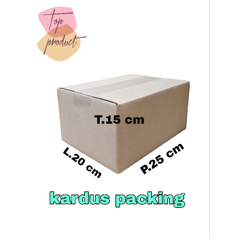 

kardus packing UK 25x15x10 kardus kecil kardus besar
