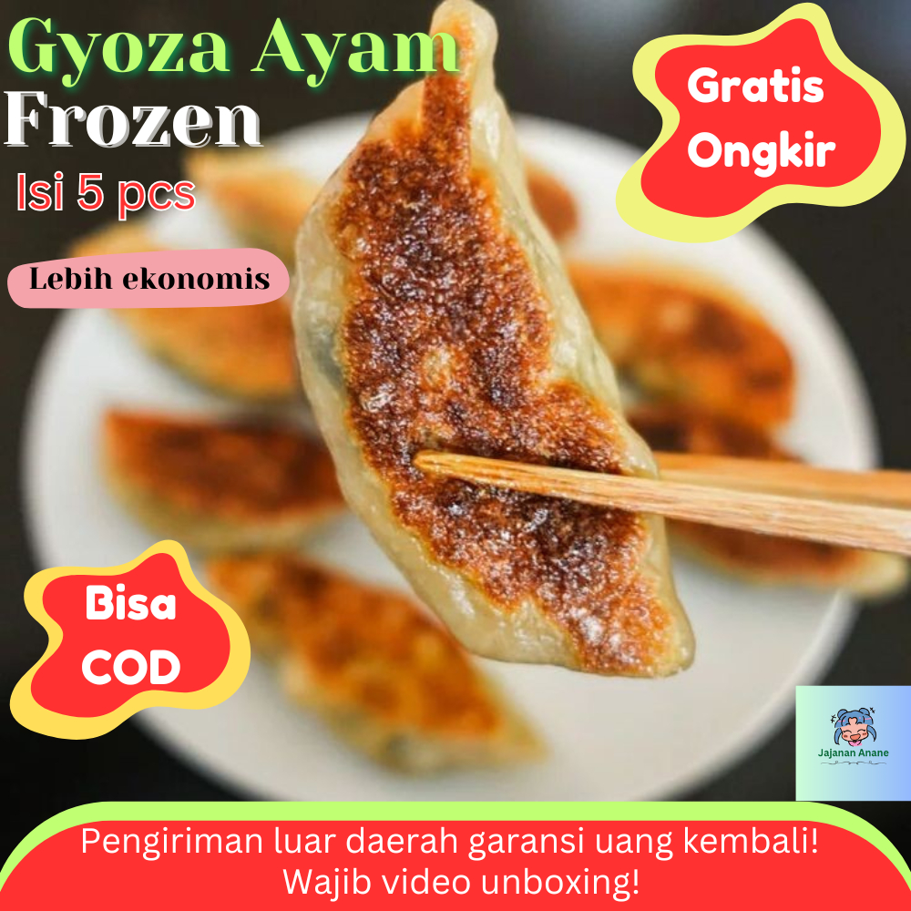 

Gyoza Ayam Frozen Ekonomis 5 Pcs Dumpling Chicken Kwotie