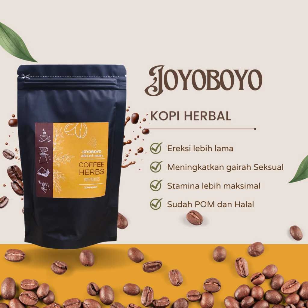 

JOYOBOYO KOPI STAMINA PRIA penambah kualitas pria diranjang Kuat tahanlama anti ejzakulasi Halal POM