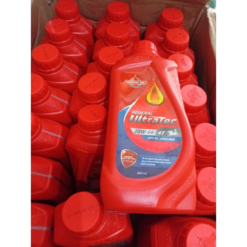 oli mesin federal oil federal ultratec 20w - 50 4T 800ml