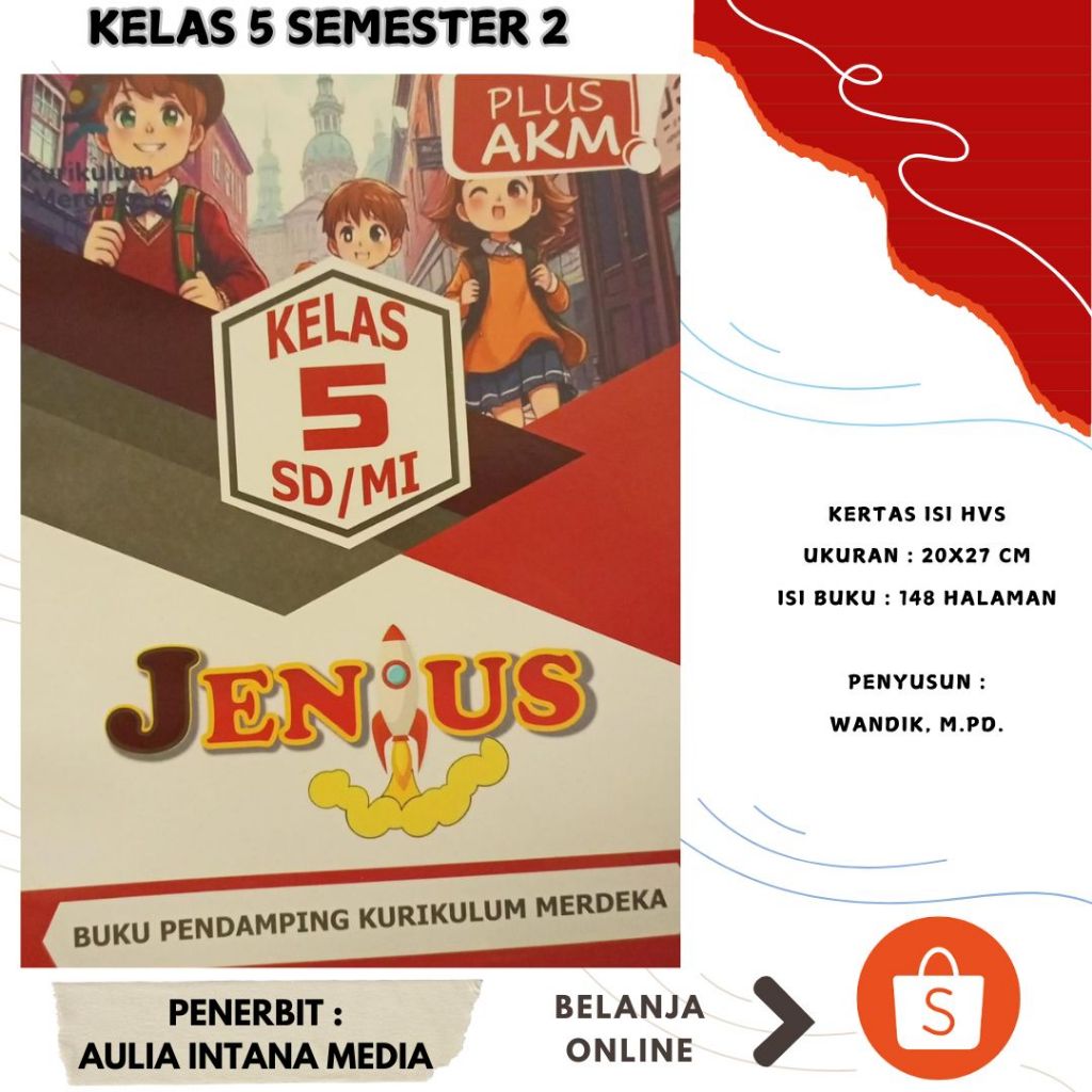 Jenius Kelas 5 Semester 2 - Kurikulum Merdeka