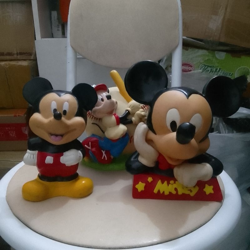 Set CoinBank Figure Mickey Mouse