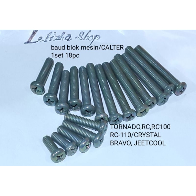 BAUD BLOK MESIN TORNADO,RC,RC100,CRYSTAL,BRAVO, JEETCOOL BAUD BLOK CALTER SUZUKI TORNADO,RC,RC-100,R