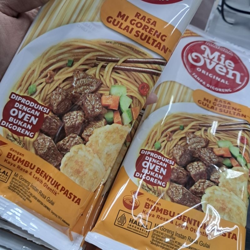 

Mie Oven Mie Instan Goreng Bawang 78gr