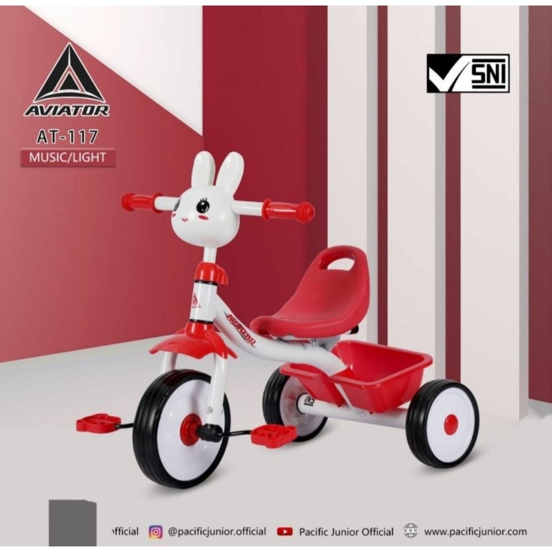 Tricycle Aviator At-117 Musik