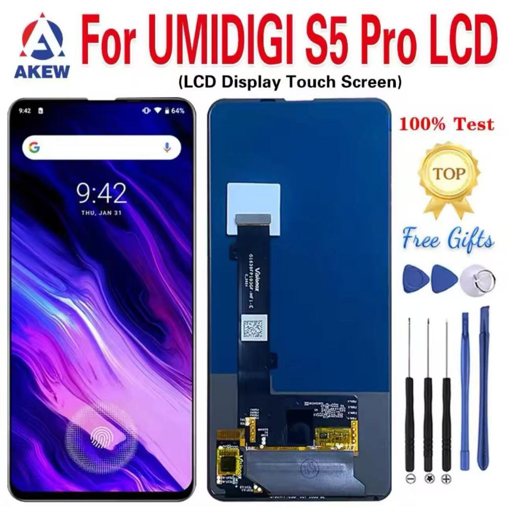 100% Original For UMIDIGI S5 Pro LCD Display New Umidigi S5 Pro Touch Screen Umi S5Pro Digitizer Ass