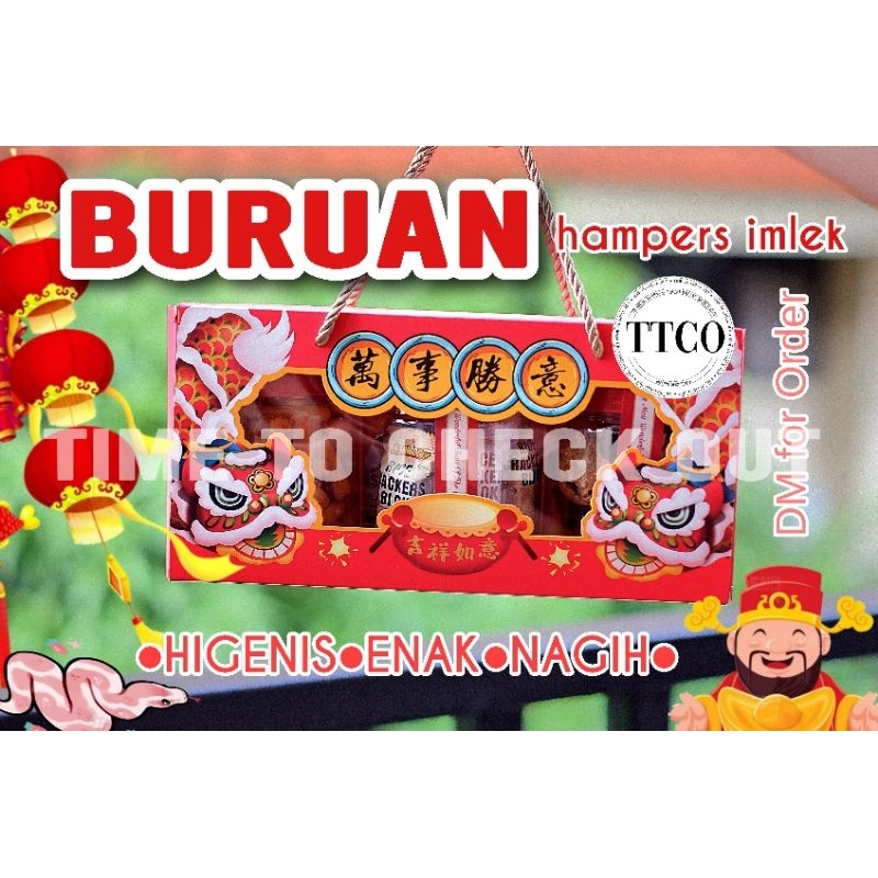 

Hampers imlek 2025 / snack imlek / baru 2025 / CNY hampers / parsel imlek / hampers kue kering