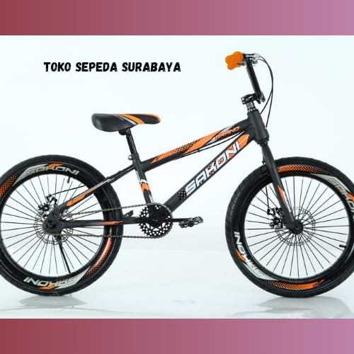 SEPEDA ANAK BMX GRAND SAKONI UKURAN 20 INCH BAN JUMBO 3.0 BARU