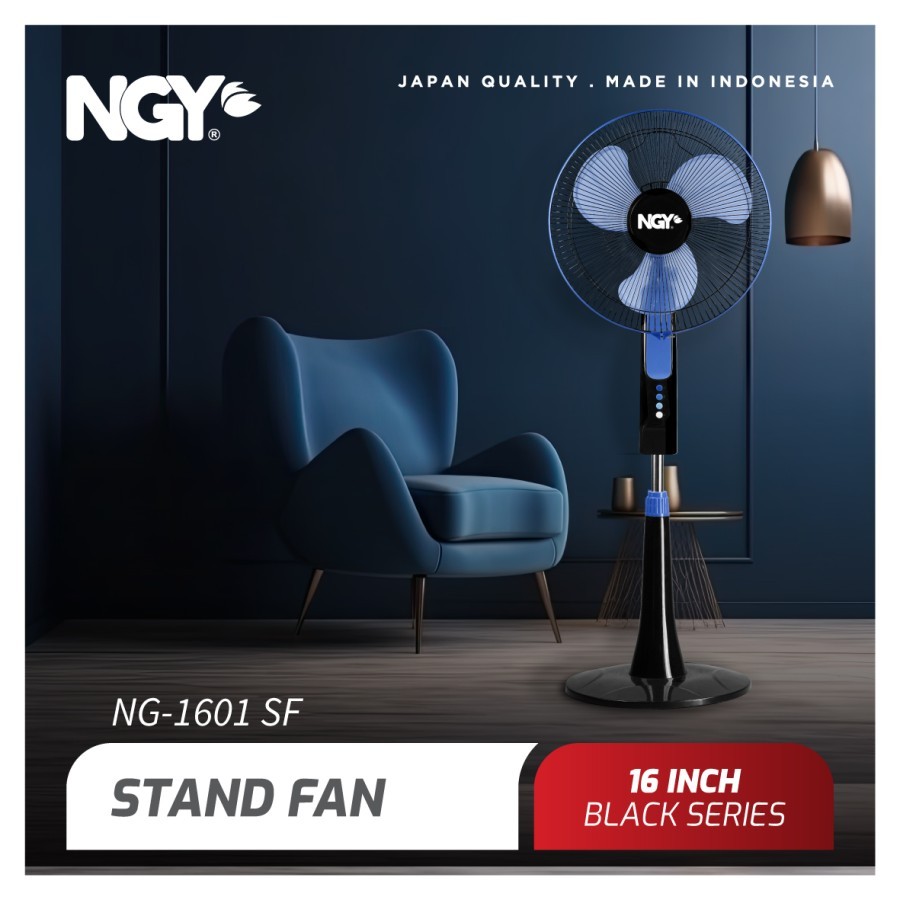 Kipas Angin Berdiri / Kipas Angin Stand Fan 16 inch Nagoya NG-1601 SF