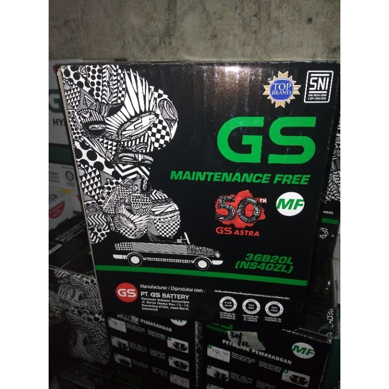 aki mobil mf gs Astra ns 40 ZL accu