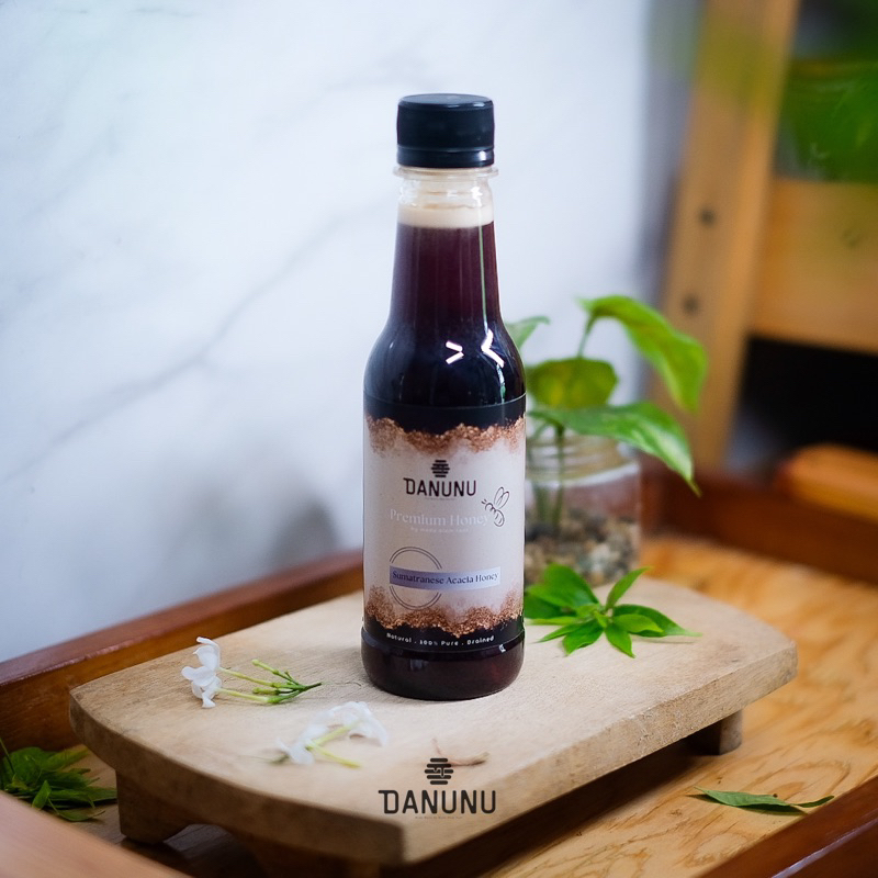 

Madu asli 100% tanpa campuran madu hitam AKASIA SUMATRA kemasan botol 350gr, bahan natural honey