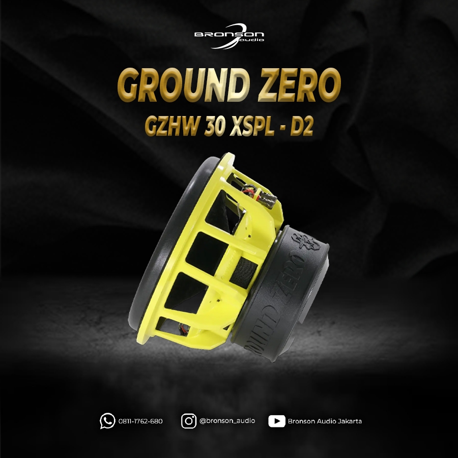 SUBWOOFER PASIF GROUND ZERO GZHW 30 XSPL - D2