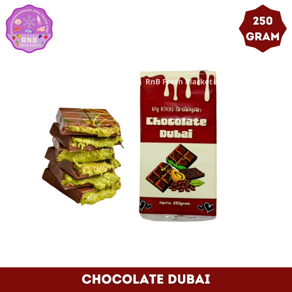 

Chocolate Dubai Netto 250 Gram
