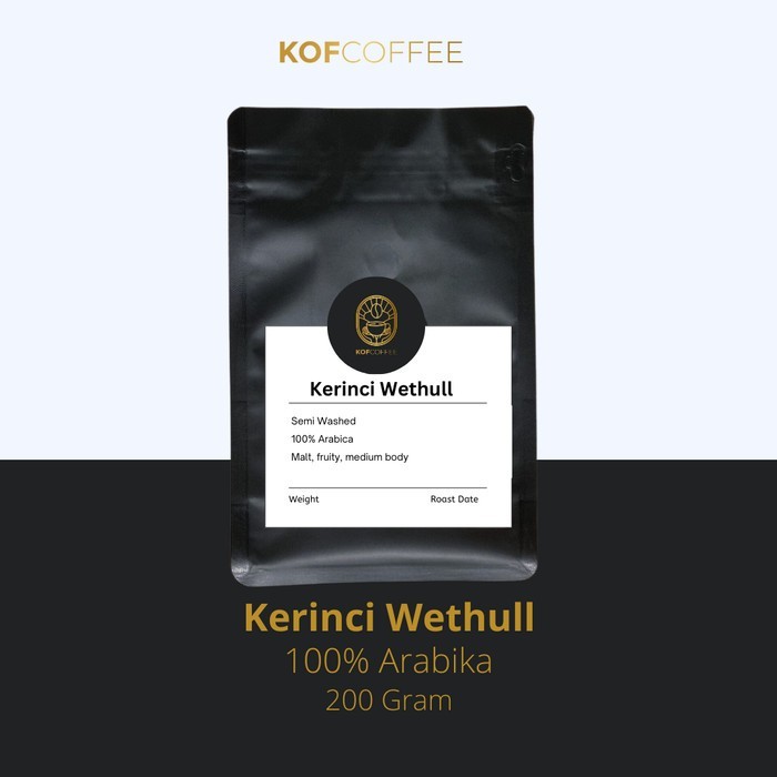 

Kerinci Wethull 200 Gram- 100% Arabika Kopi