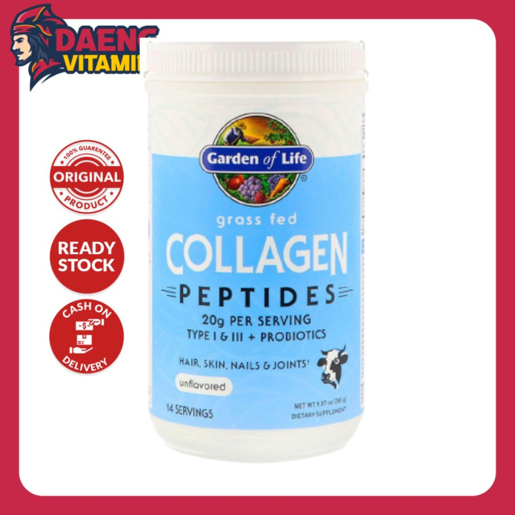 Garden of Life collagen grass fed beauty unflavored 280 g