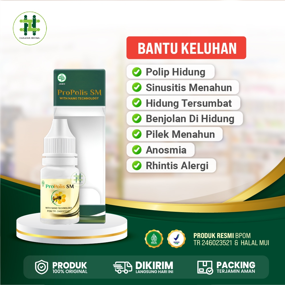 Obat Polip Hidung Anak Dewasa Sinusitis Menahun Hidung Tersumbat Benjolan di Hidung Pilek Menahun An