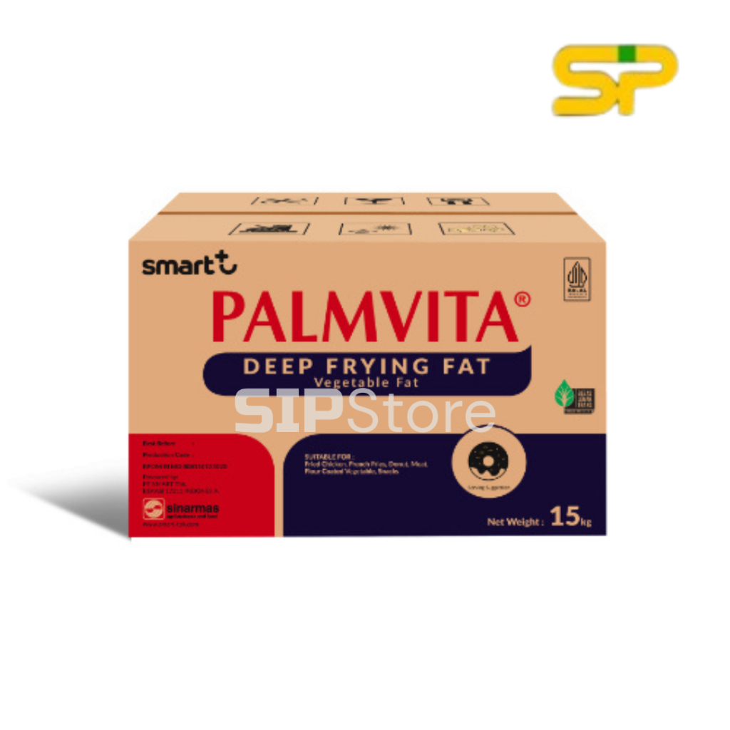 

PALMVITA Deep Frying Fat @15kg / Minyak Padat Minyak Beku Kemasan 15kg