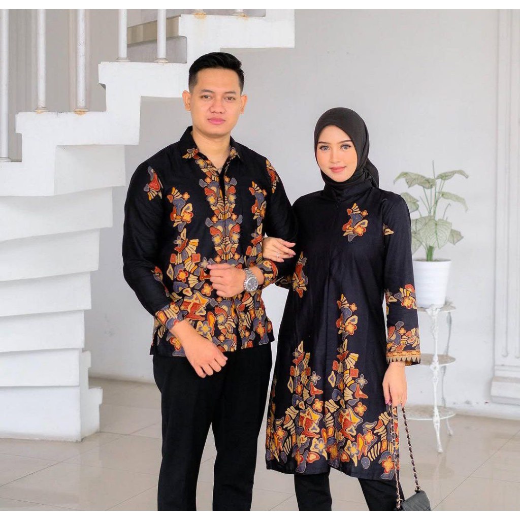 Benang Raja Batik Couple Pria Wanita Katun PKUJ Cibulan