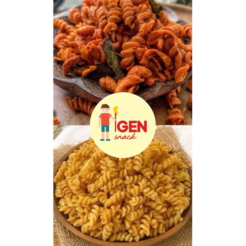 

MAKARONI SPIRAL PEDAS / ASIN / MIX ( DIJAMIN ENAK KRIUK2) (125gr / 250gr / 500gr / 1kg)