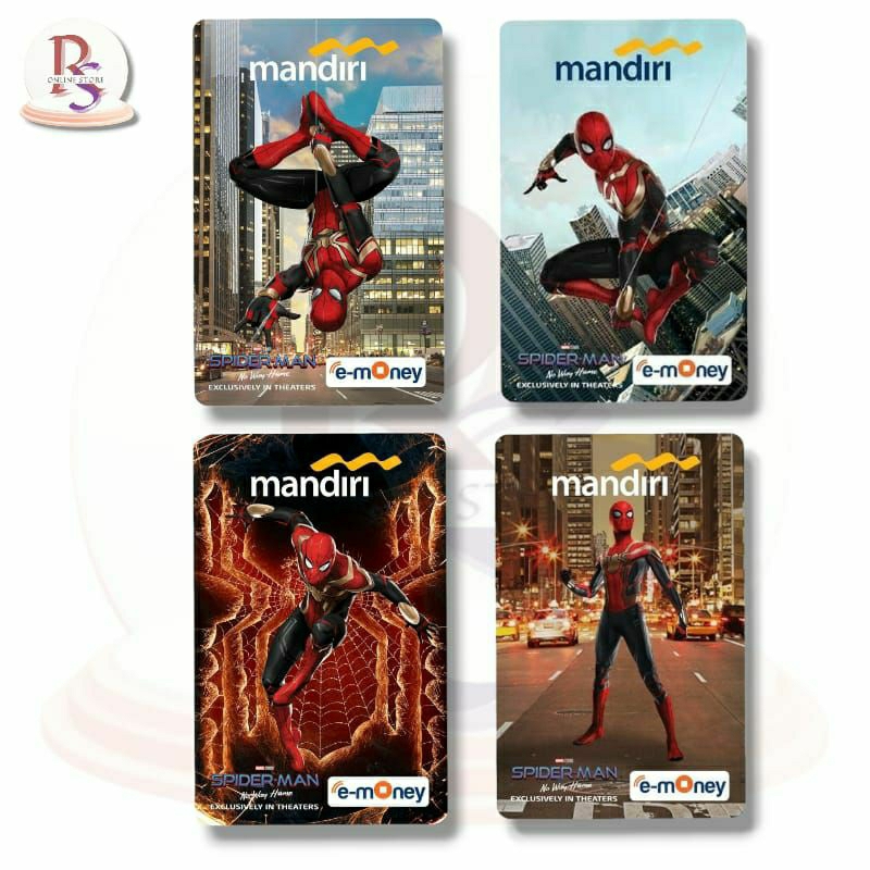Kartu eMoney eToll Mandiri edisi SPIDERMAN
