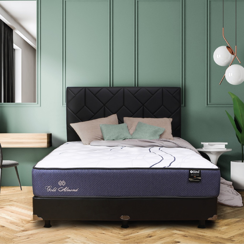 Central Springbed - Gold Almond (32 cm) | Matras & Full Set | 90/100/120/160/180/200x200 | SP Mattre