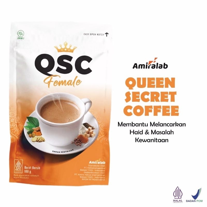 

(BEST SELLER) 100% ORIGINAL AMIRALAB QUEEN SECRET COFFEE FEMALE Minuman Kopi Pelancar Siklus Mens Kewanitaan 100gr Original