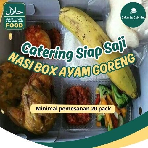 

Catering Siap Saji Nasi Box Ayam Goreng Pot 6 Enak Halal Siap Saji Untuk Semua Acara Higenis Murah