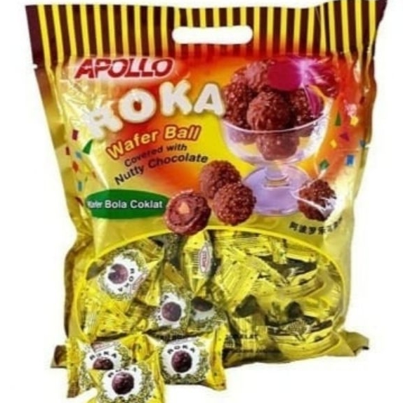 

APOLLO ROKA WAFER BALL asli 100% Malaysia 420 Gram