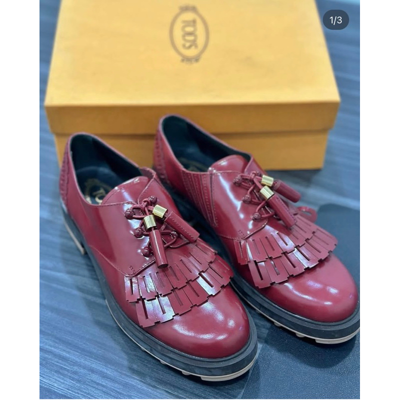 tods oxford shoes