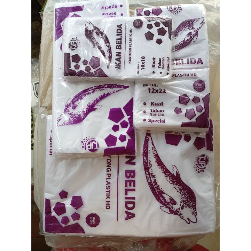 PLASTIK BELIDA / HD BELIDA / PLASTIK CAP BELIDA/KANTONG GULA/KANTONG BATU ES /PLASTIK SAYUR