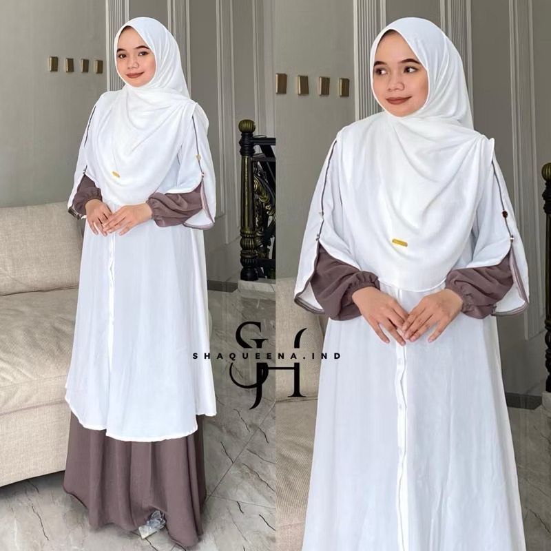 AZMIYA SETELAN TUNIK MELAYU / SETELAN TUNIK DAN ROK SYAR’I