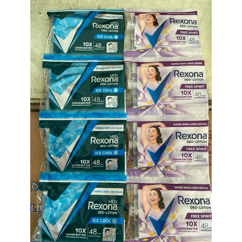 ( Termurah ) Rexona Deodoran Sachet 1 renceng isi 12pc