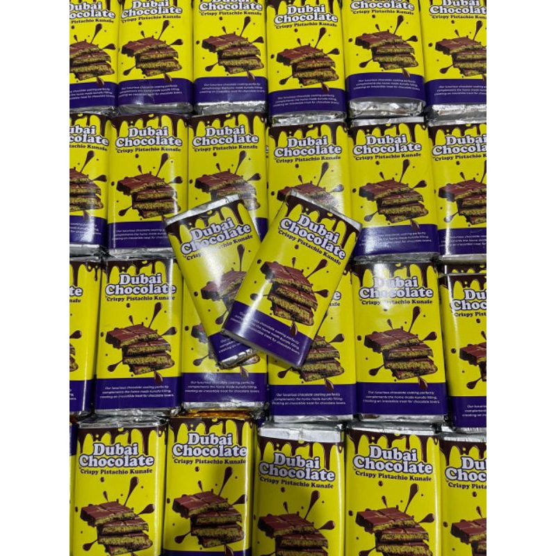 

Dubai Coklat crispy pistachio Kunafe coklat viral coklat Dubai handmade