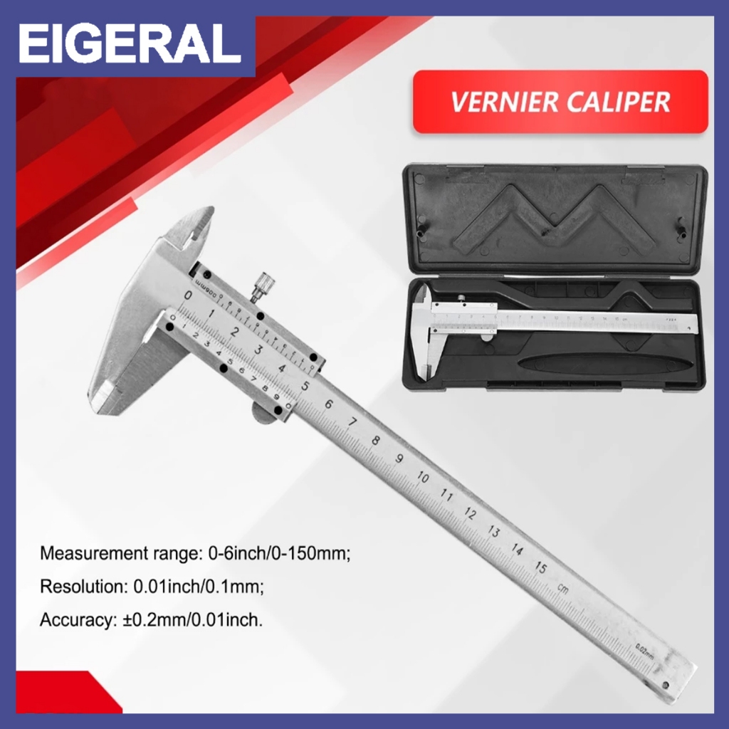 

Jangka Sorong dari Stainless Steel panjang 15CM 【Kotak plastik】