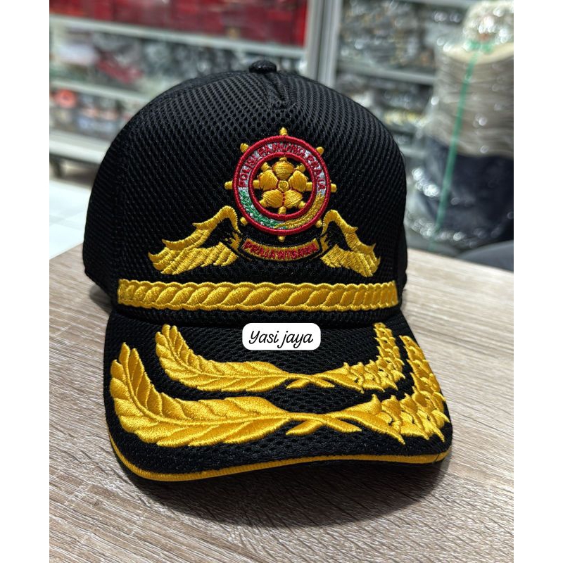 topi jaring satpol pp.warna hitam, untuk eselon 2