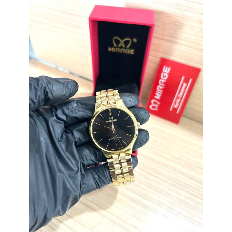 Jam tangan Mirage original  Warna Gold