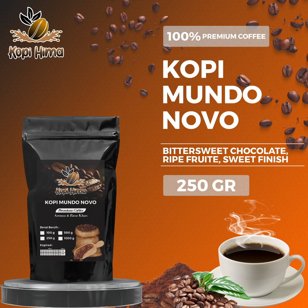 

kopi.hima - bubuk kopi mundo nuvo berat 250 gram premium roasting