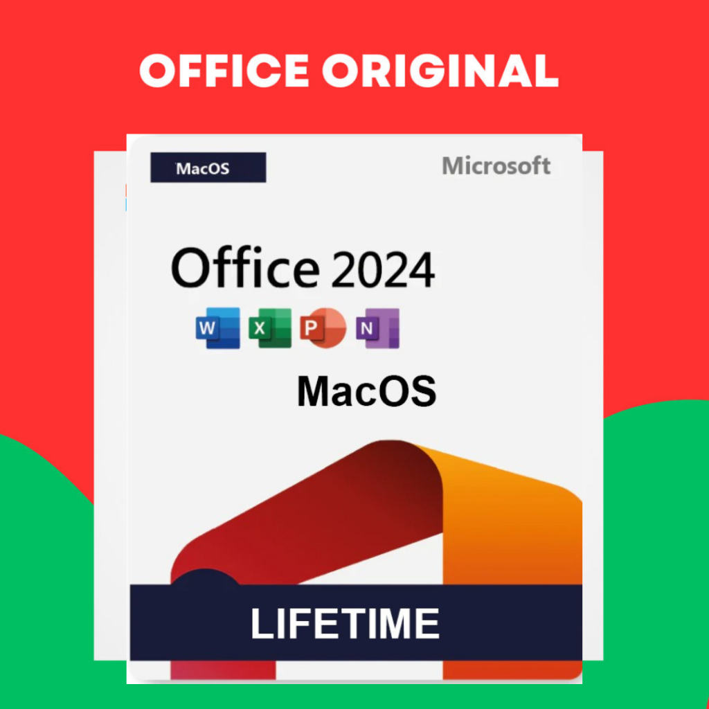 Microsoft Office 2024 for Mac Original Macbook Lifetime