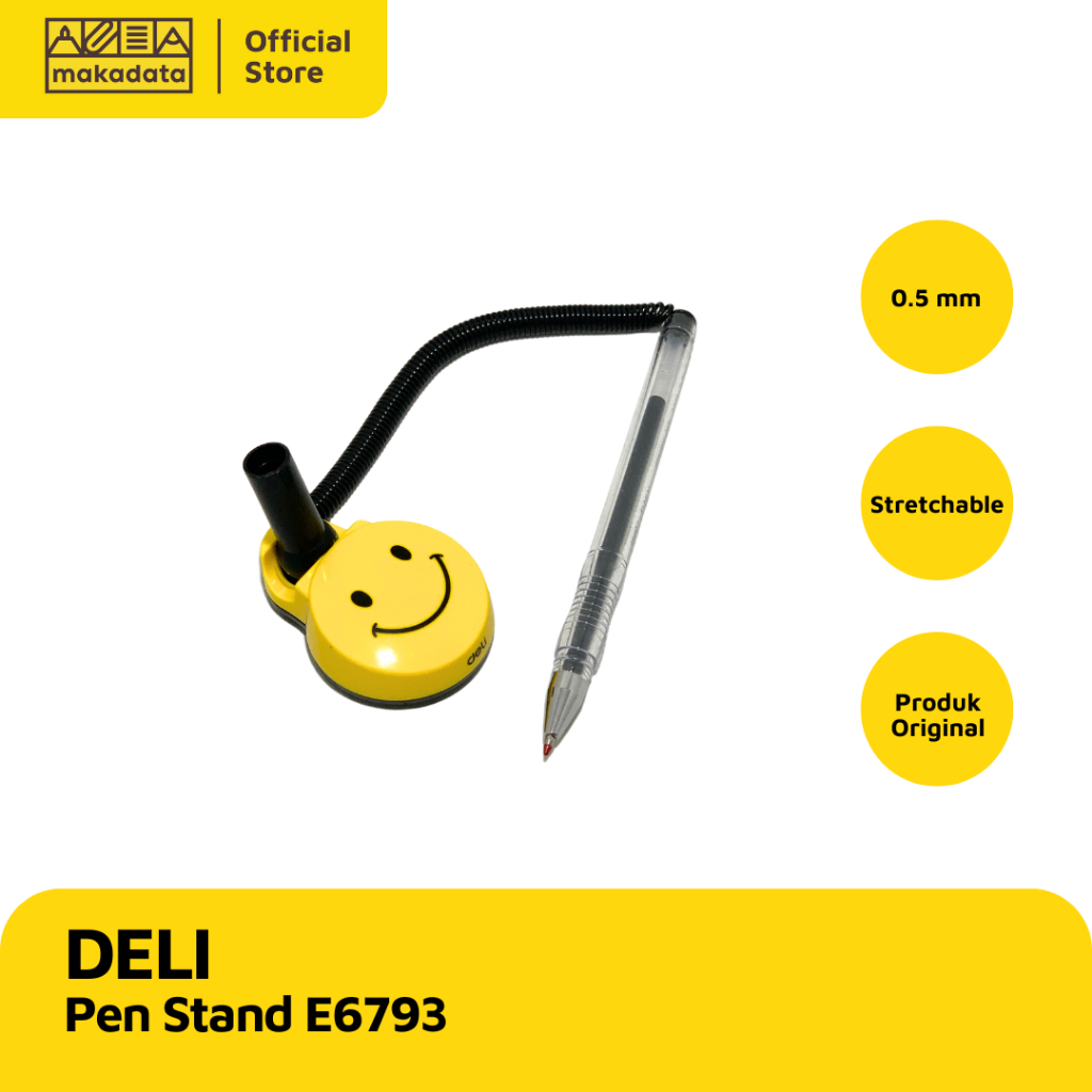 

BALLPOINT / BOLPEN / PULPEN DELI SPIRAL E6793 SMILE (1 PACK) MURAH