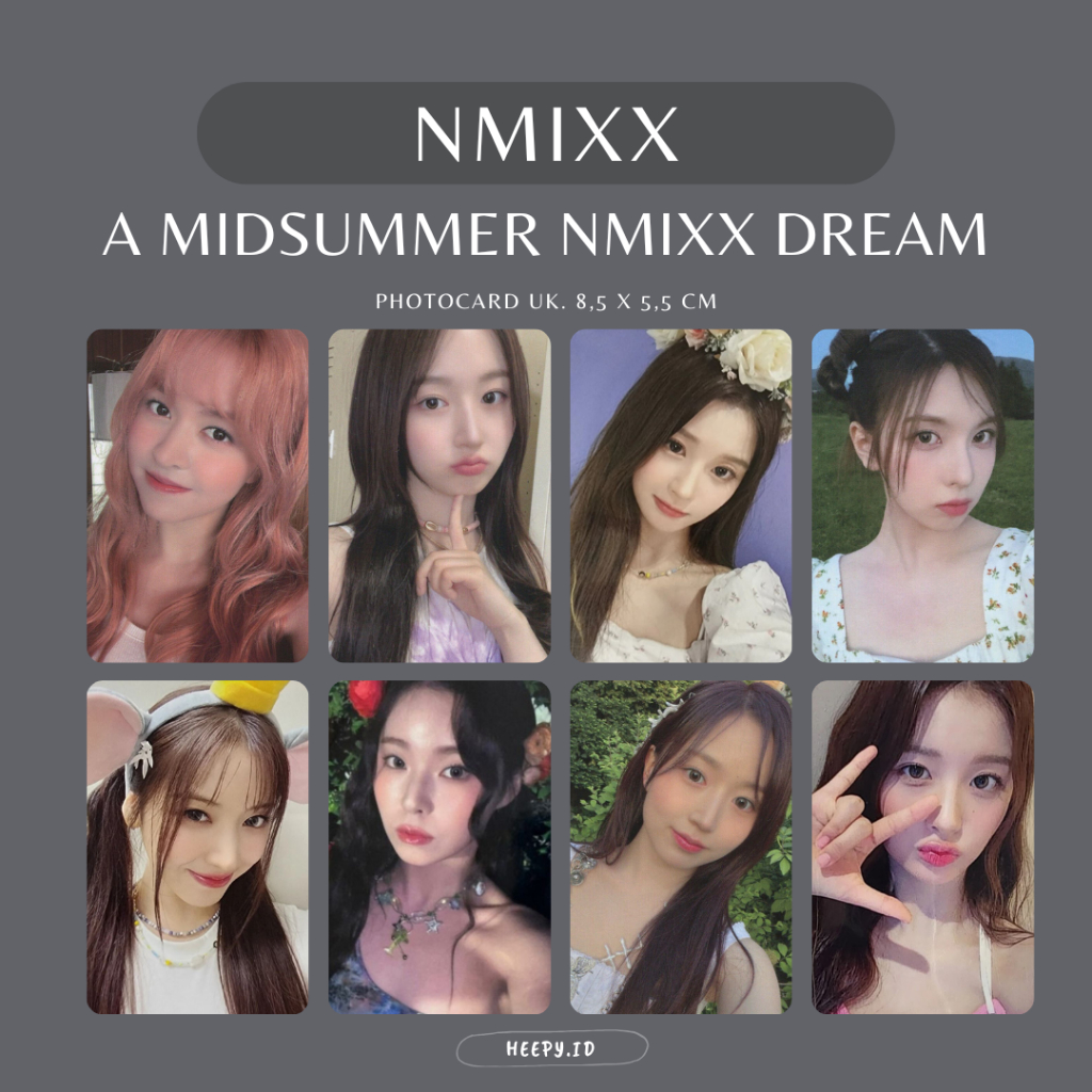 [NMIXX] UNOFFICIAL PHOTOCARD NMIXX A MIDSUMMER NMIXX'S DREAM