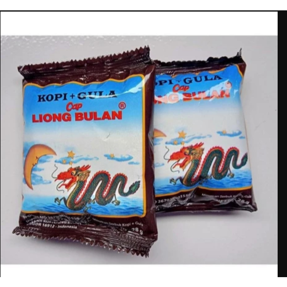 

-MTZ- KPKP Kopi Cap Liong Bulan ( Kopi + Gula ) Isi 10 pcs @28gr | Kopi Liong Tanpa Gula isi 10 Pcs