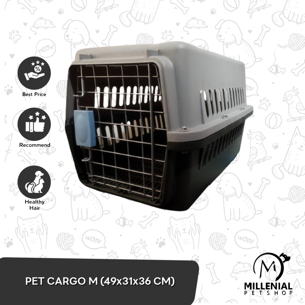 Kandang Kucing / Anjing Portable Ukuran Sedang - Pet Cargo M