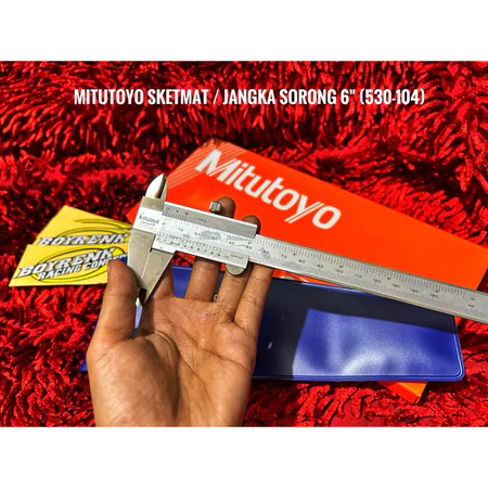 

Mitutoyo Sketmat / Jangka Sorong 6" (530-104)-BOYRENK RACING CONCEPT