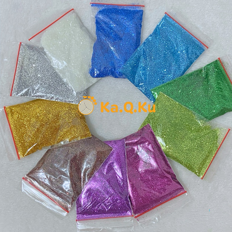 

10 GRAM GLITTER BUBUK WARNA/GLITTER BUBUK HIASAN/ BAHAN KERAJINAN /ART PRAKARYA